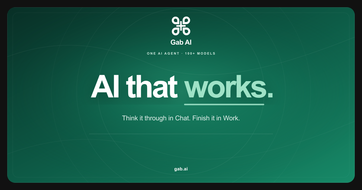 404 — Page Not Found | Gab AI